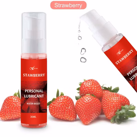 Lubrificante personale per bambole in silicone per sesso, prodotto sessuale a base d'acqua da 30 ml di frutta di alta qualità per coppie